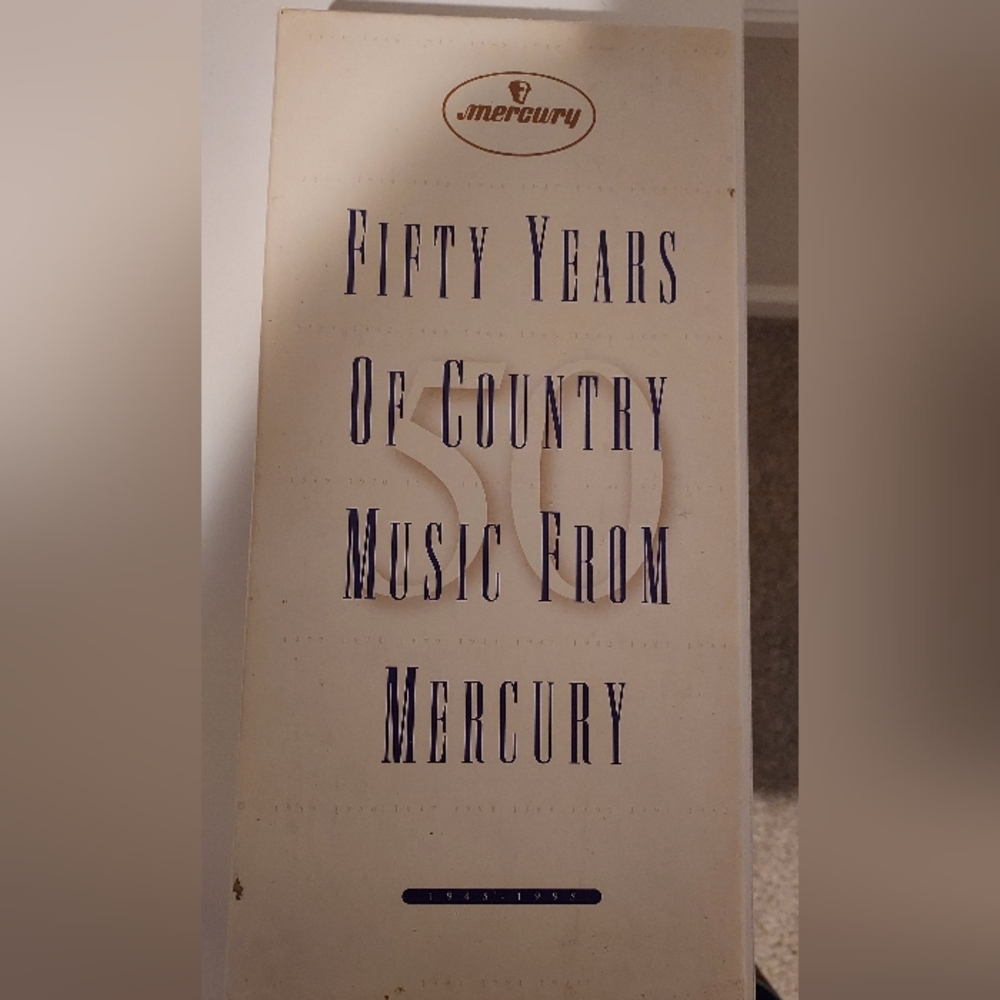 Fifty Years of Country Music from Mercury  3 CD Box Set 1945 to 1995